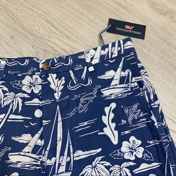 Vineyard Vines Classic Fit Breaker Shorts 7” Blue - Picture 3 of 12